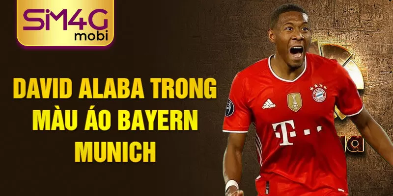 David Alaba trong màu áo Bayern Munich