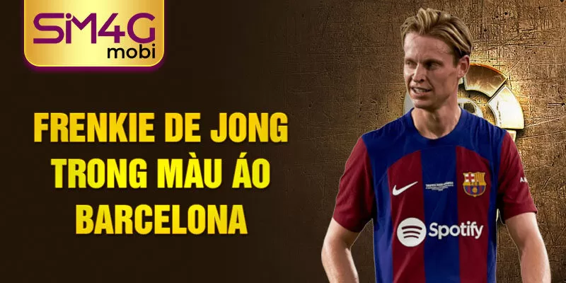 Frenkie de Jong trong màu áo Barcelona