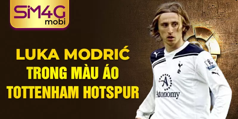 Luka Modrić trong màu áo Tottenham Hotspur