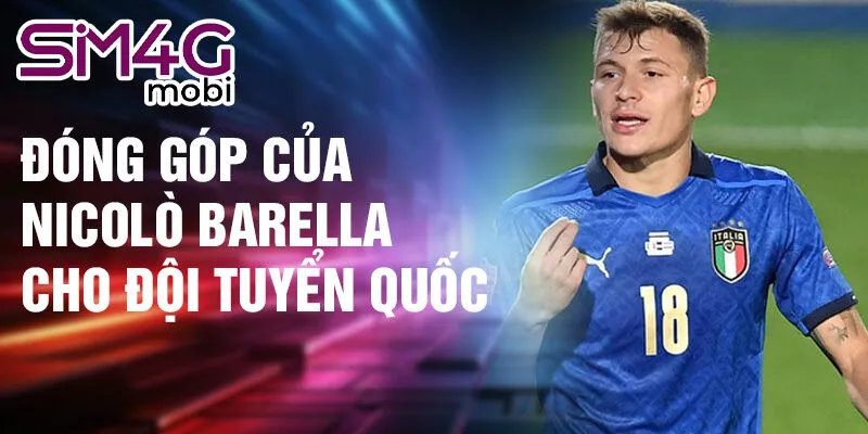 Đóng góp của Nicolò Barella cho đội tuyển quốc gia
